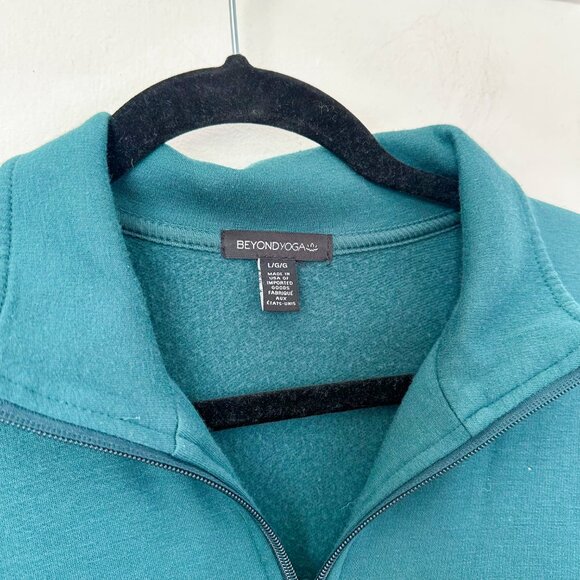 Beyond Yoga | Ski Weekend Jumpsuit‎ Sweatsuit in Midnight Green Large - Picture 5 of 6